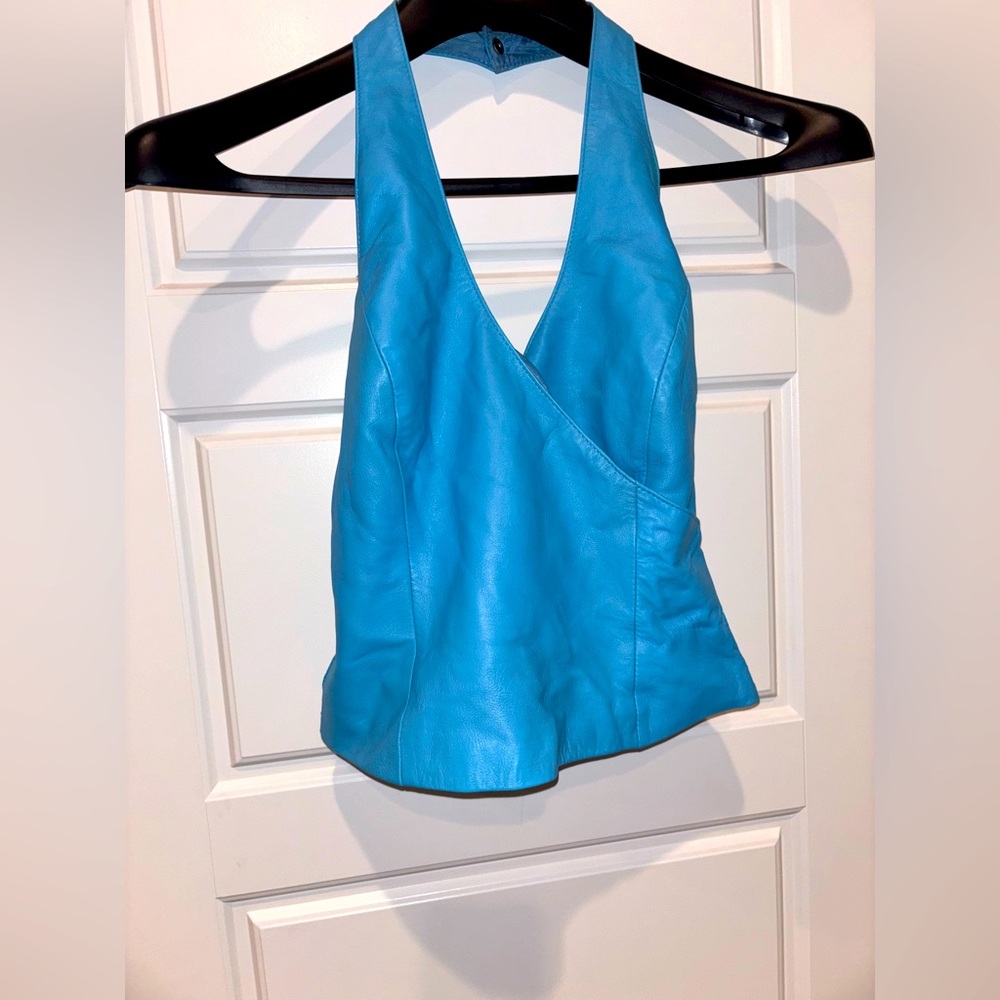 Aqua tube top retro style
